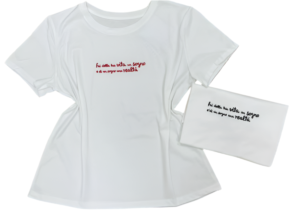 T-Shirt “Fai della tua vita un sogno e di un sogno una realtà”