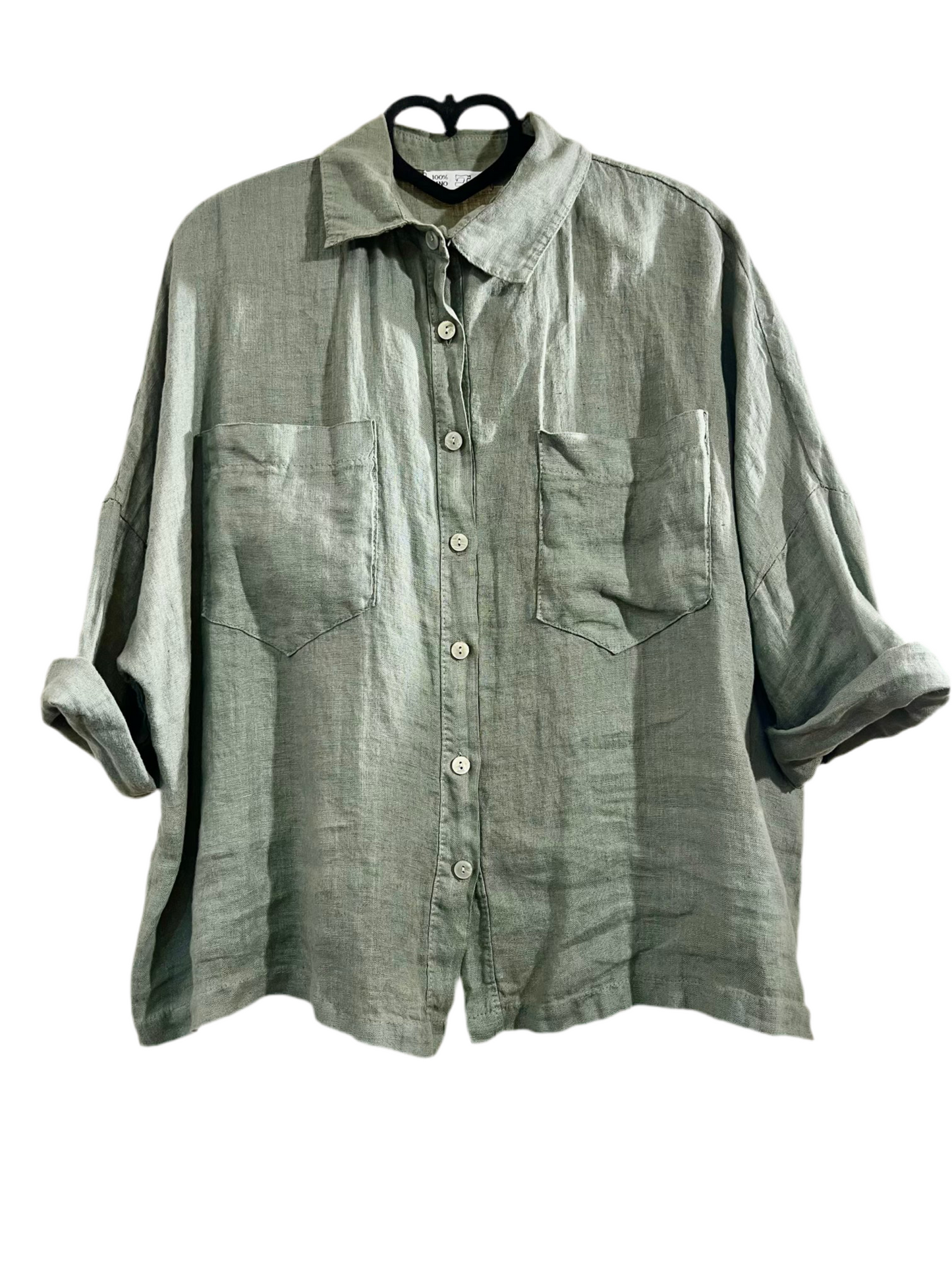 Camicia in fresco lino
