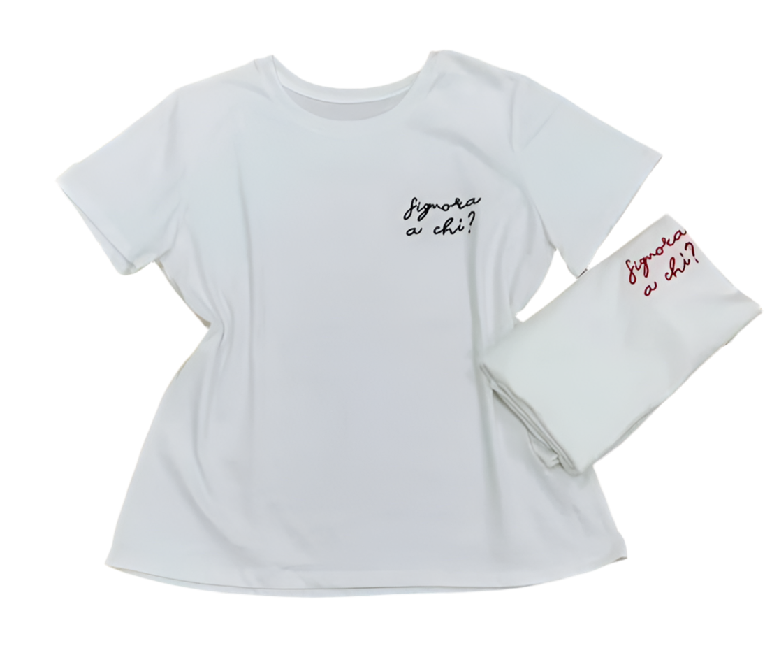 T-shirt “ Signora a chi?”