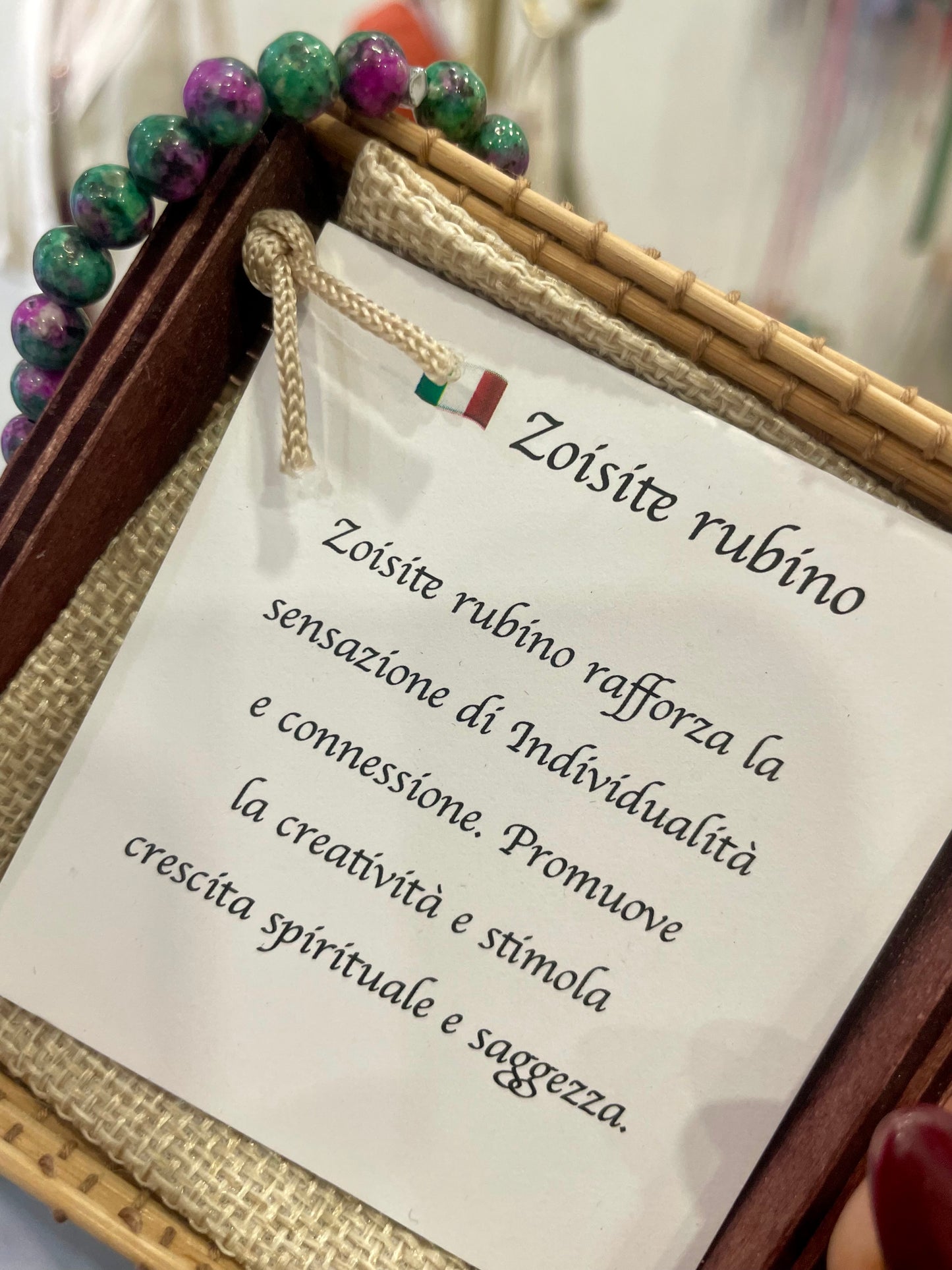 Zoisite rubino con elefantino