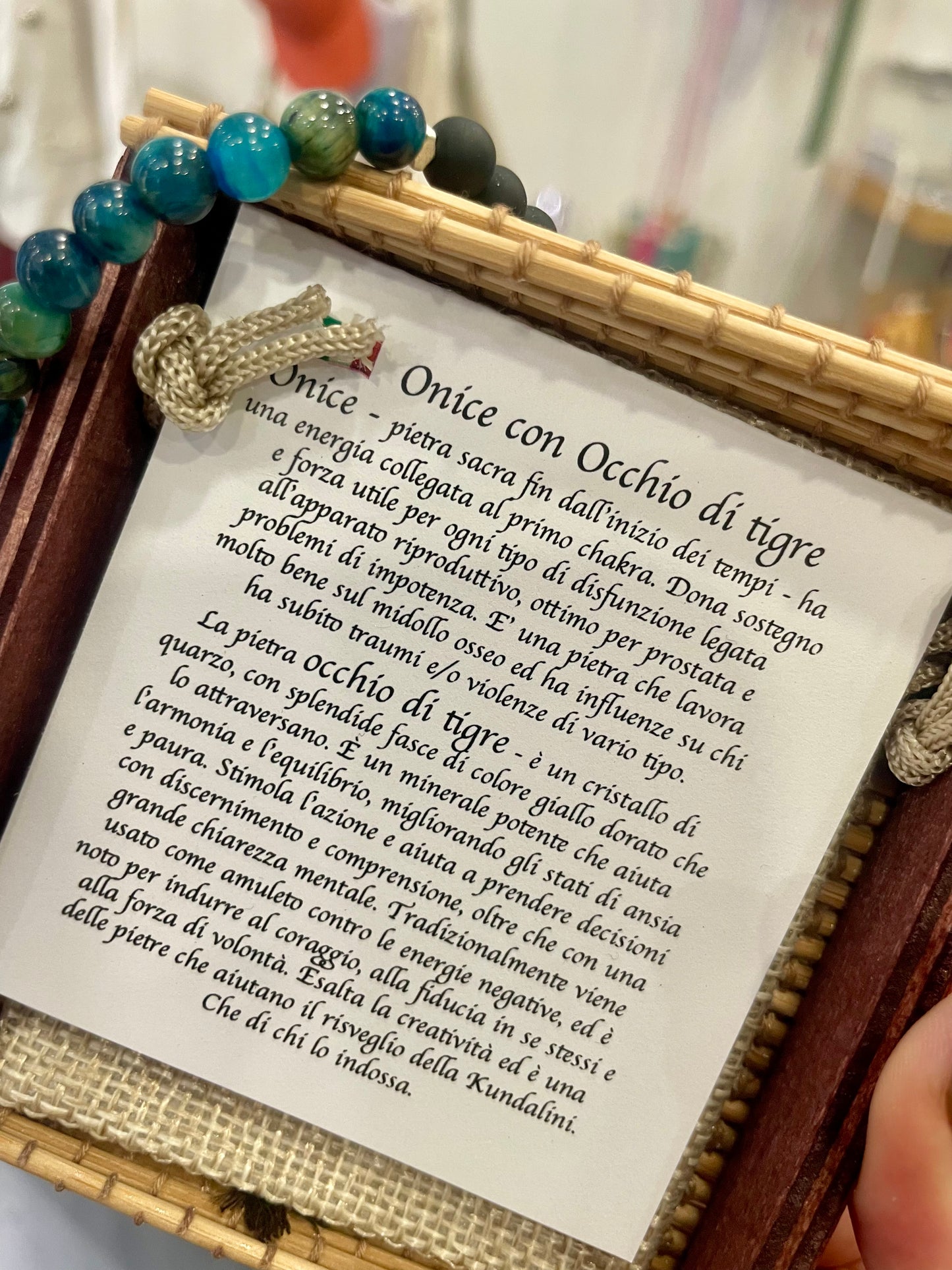 Onice e occhio di tigre