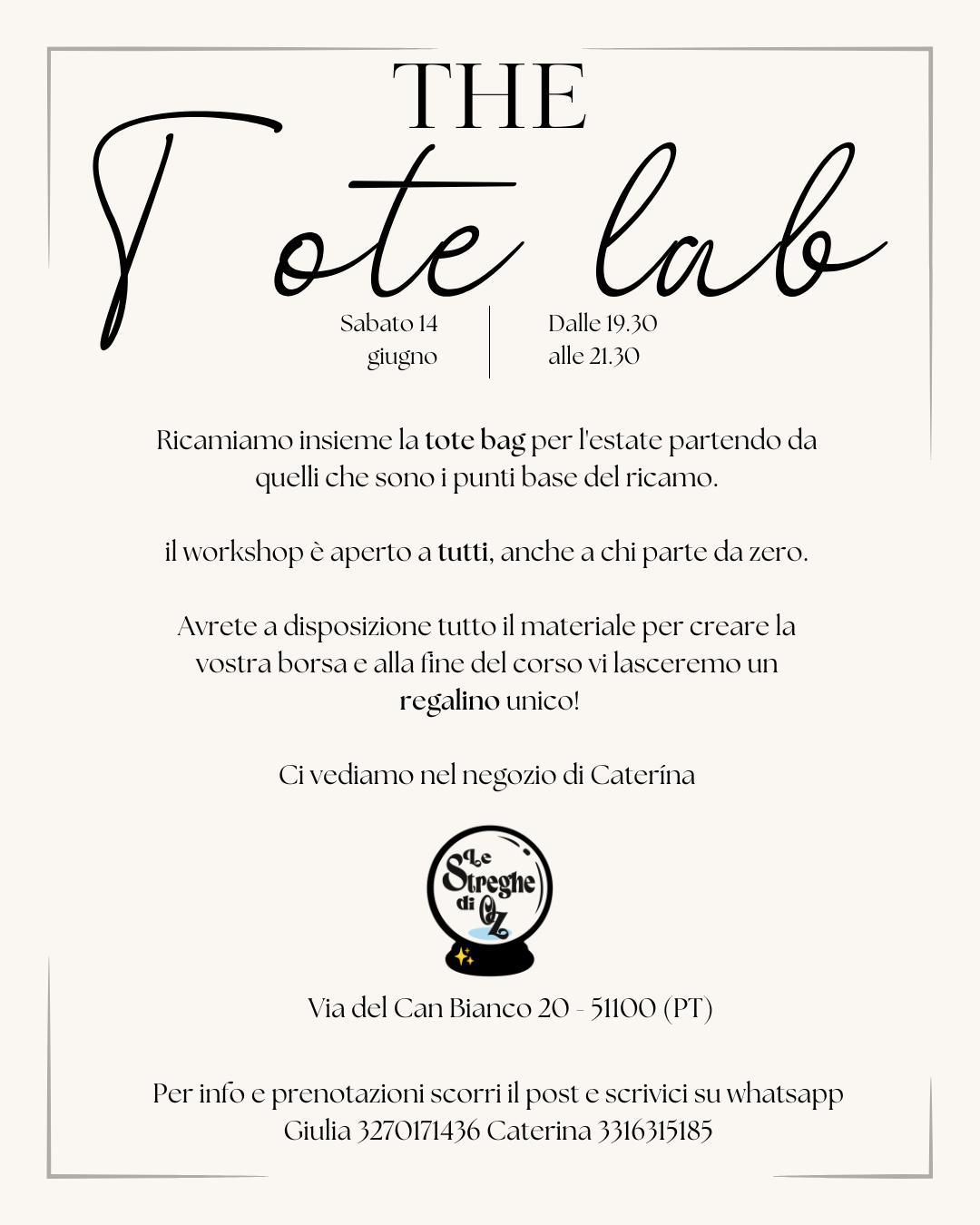 The Tote Lab - Le Streghe Di Oz