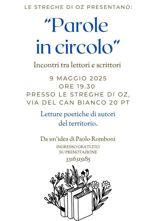 Parole in circolo, incontri tra lettori e scrittori - Le Streghe Di Oz