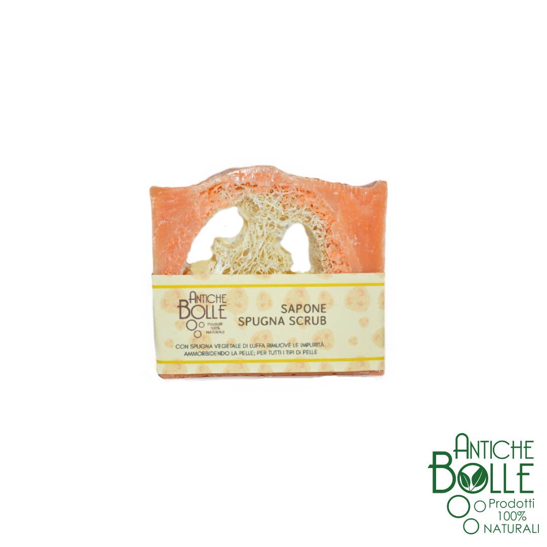 Sapone spugna scrub- Antiche bolle