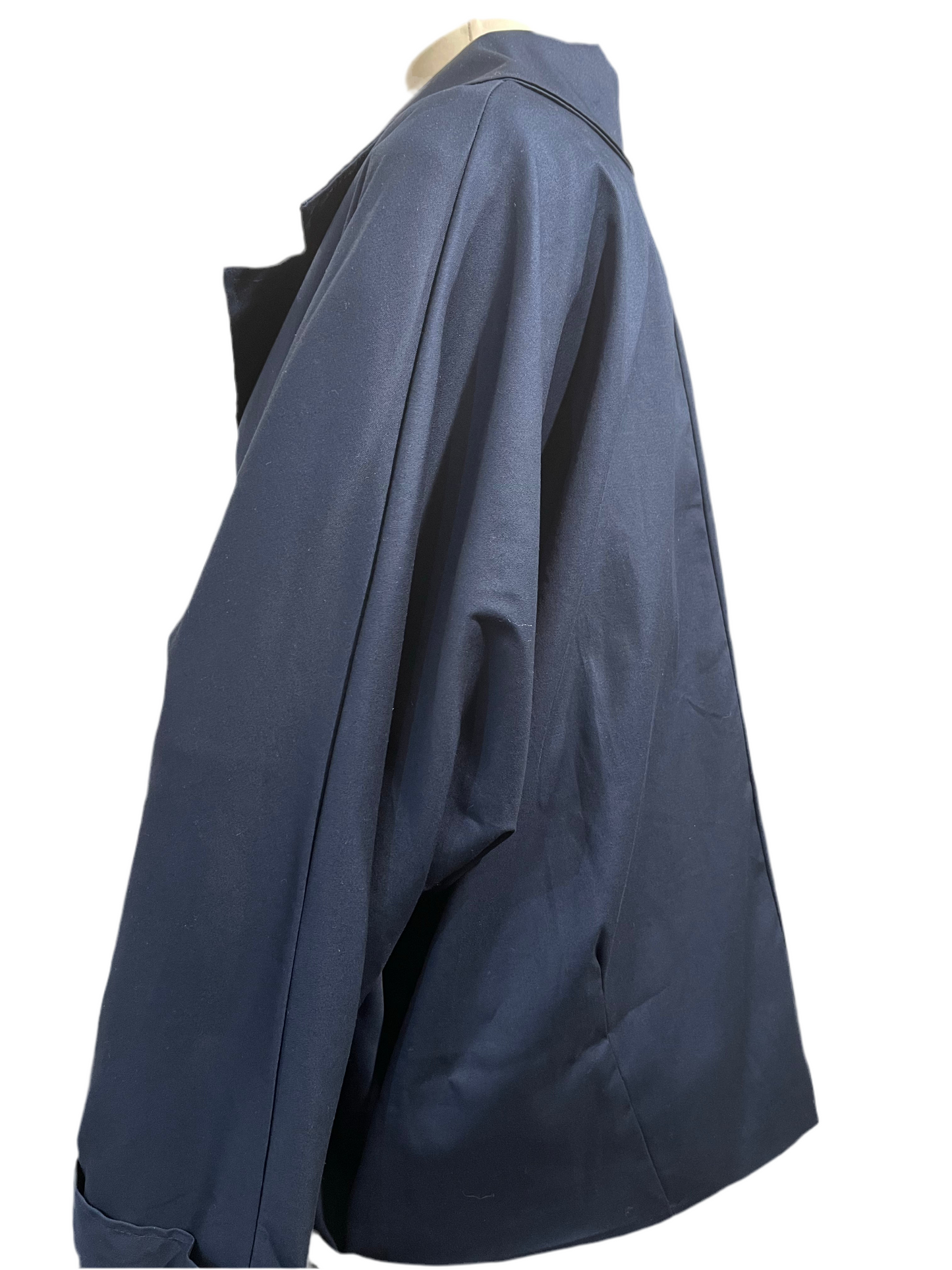 Trench corto blu