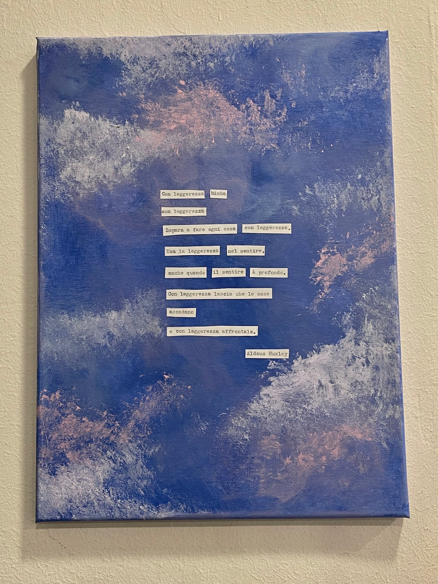 Poetica 30x40 Leggerezza