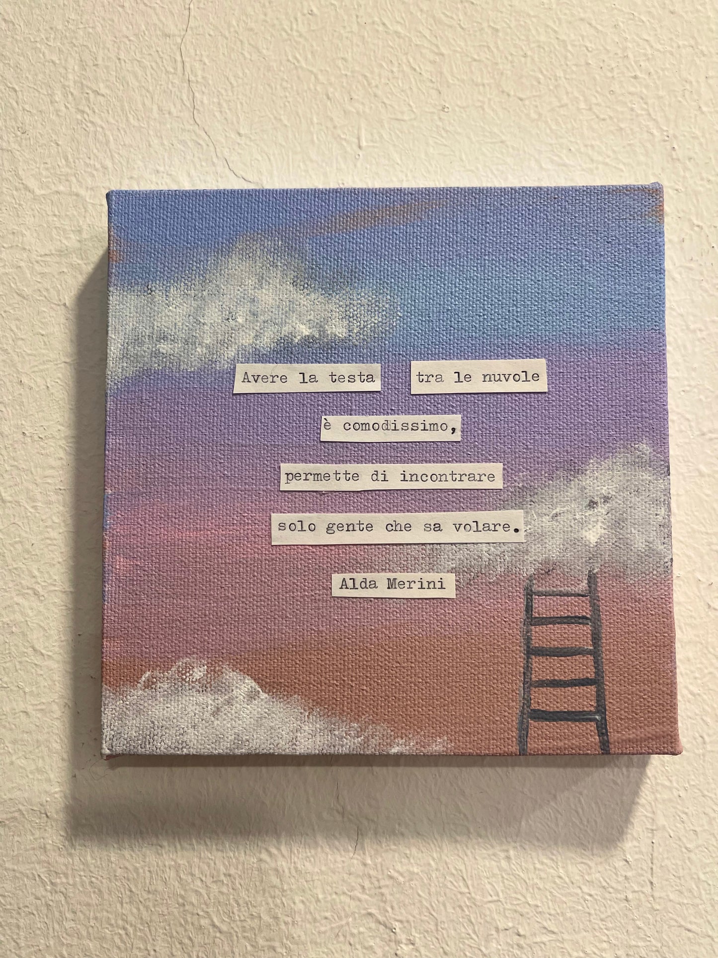 Poetica 15x15 Tra le nuvole