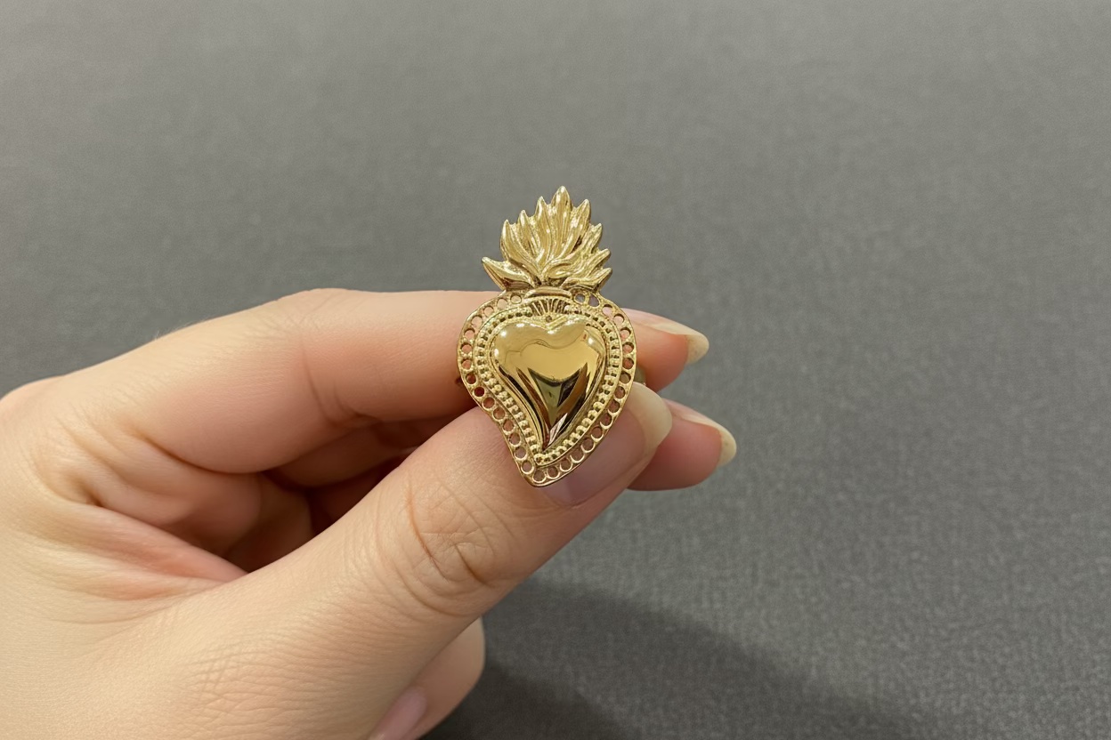 Anello Cuore sacro